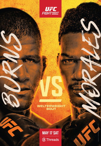 UFC Fight Night 256: Burns vs. Morales movie poster