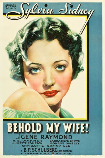 Behold My Wife! movie poster