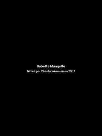 Interview with Babette Mangolte movie poster