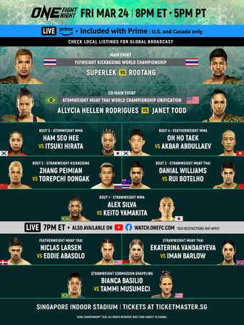 ONE Fight Night 8: Superlek vs. Williams movie poster