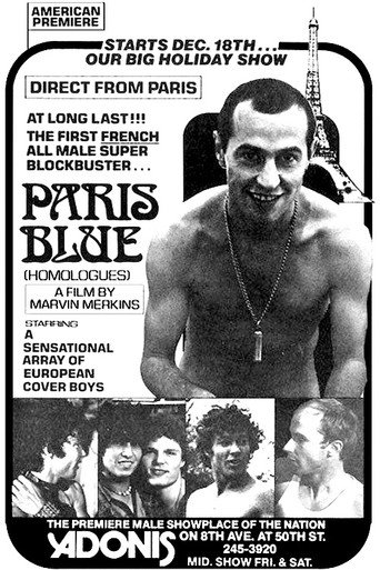 Paris Blue movie poster