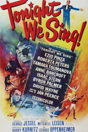 Tonight We Sing movie poster