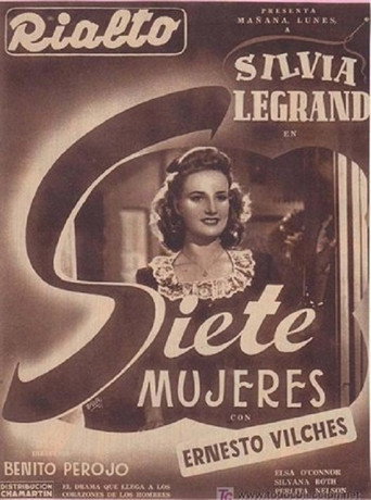 Siete mujeres movie poster