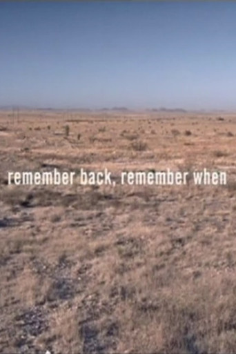 Remember Back, Remember When movie poster