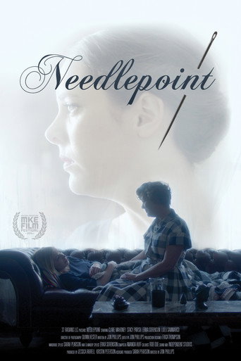 Needlepoint movie poster