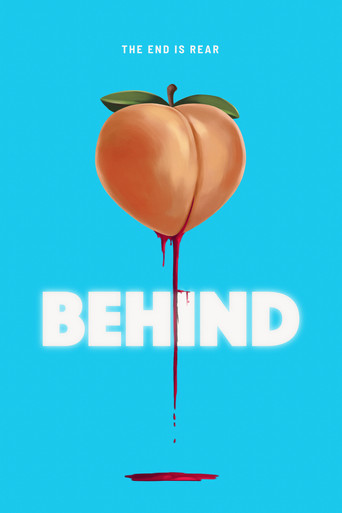 Behind movie poster