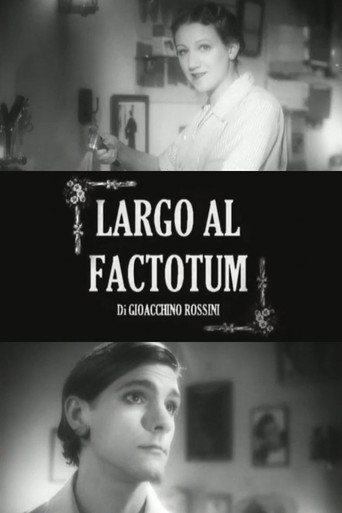 Largo al factotum movie poster