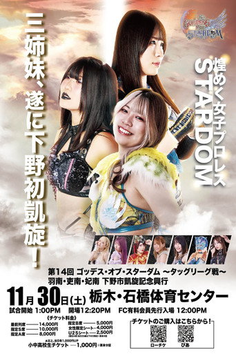 Stardom 14th Goddesses of Stardom Tag League ~ Hanan, Hina & Rina: Shimotsuke Triumphant Commemorative Event movie poster