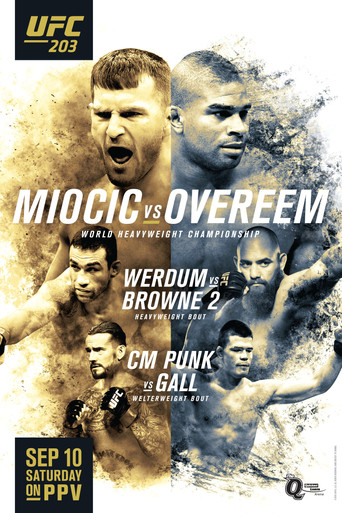 UFC 203: Miocic vs. Overeem movie poster