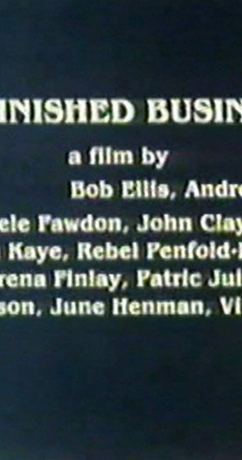 Unfinished Business movie poster