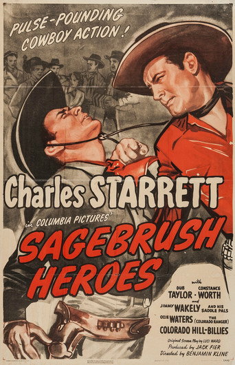 Sagebrush Heroes movie poster