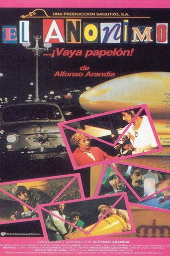 El anónimo... ¡vaya papelón! movie poster