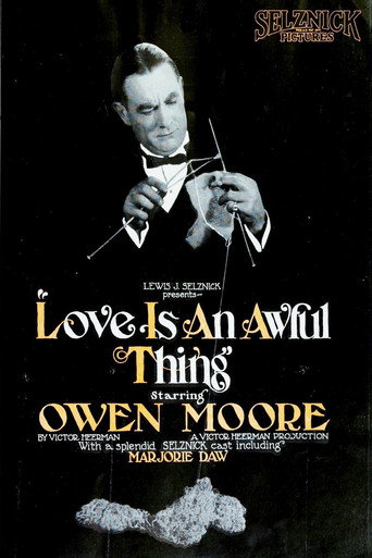 Love Is an Awful Thing movie poster