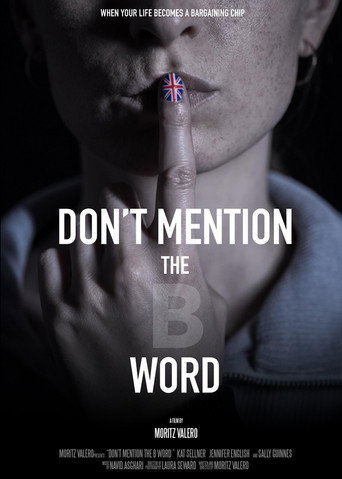 Don't Mention the B Word movie poster