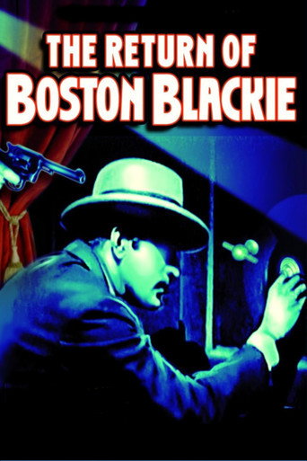 The Return of Boston Blackie movie poster