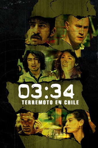 03:34: Earthquake in Chile movie poster