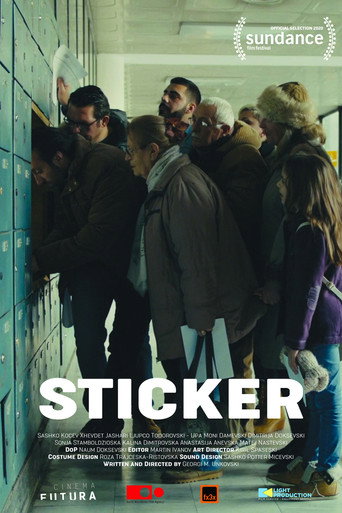 Sticker movie poster