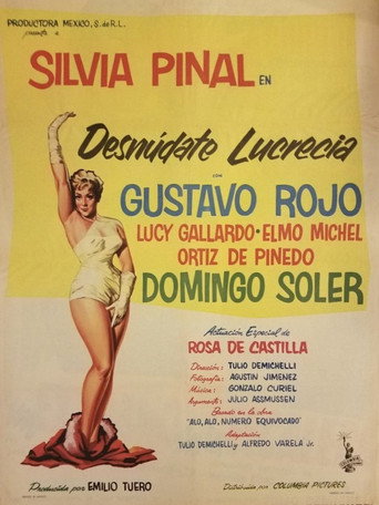 Desnúdate, Lucrecia movie poster
