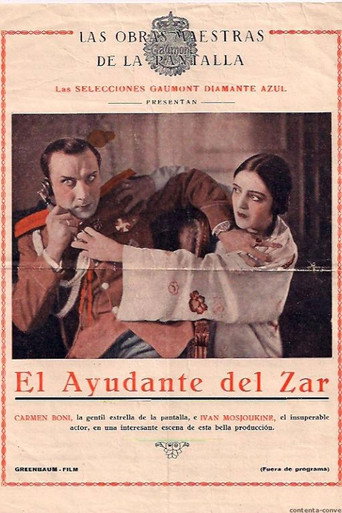 The Adjutant of the Czar movie poster