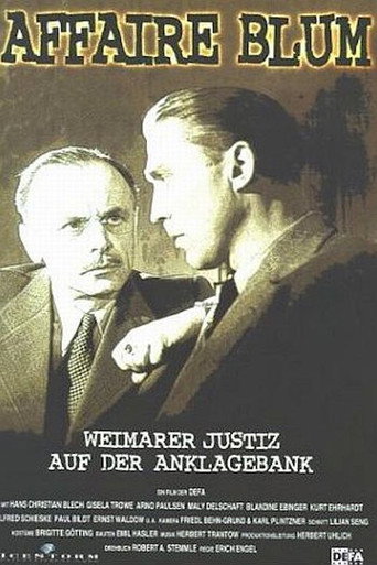 Affäre Blum movie poster