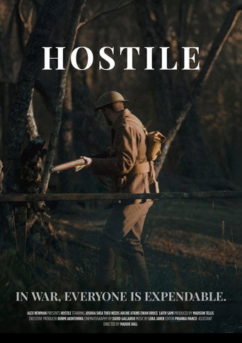 Hostile movie poster