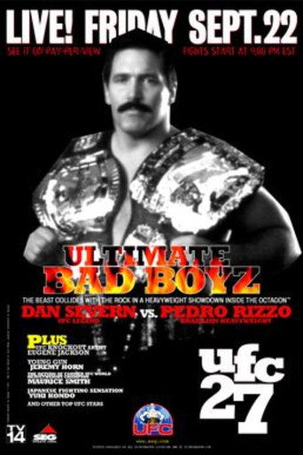 UFC 27: Ultimate Bad Boyz movie poster