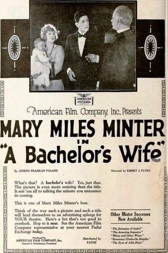 A Bachelor's Wife movie poster