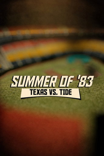 Summer of '83: Texas vs. Tide movie poster