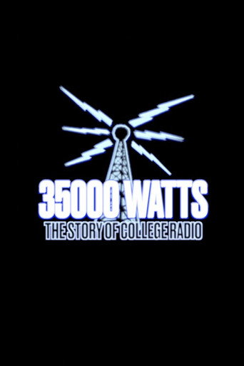 35000 Watts: The Story of College Radio movie poster
