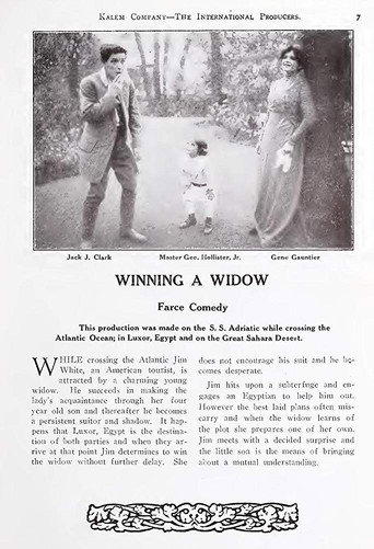Winning a Widow movie poster