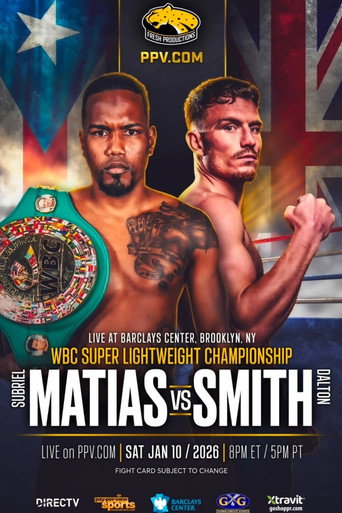 Subriel Matias vs. Dalton Smith movie poster