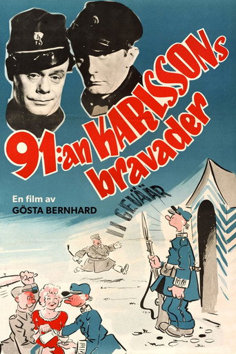 91:an Karlssons bravader movie poster