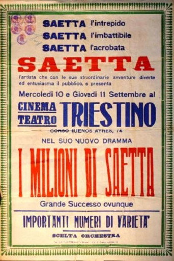 I milioni di Saetta movie poster