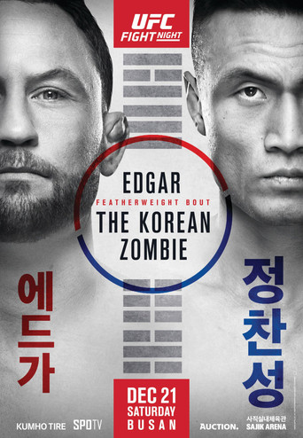 UFC Fight Night 165:  Edgar vs The Korean Zombie movie poster