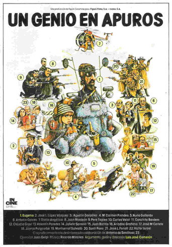 Un genio en apuros movie poster