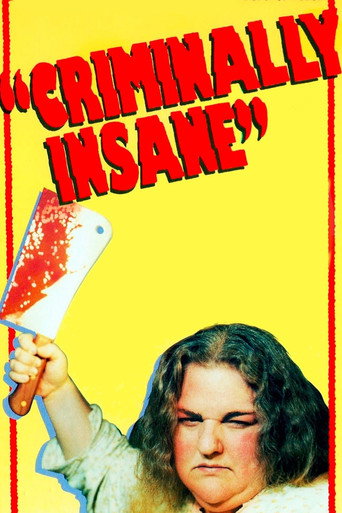 Criminally Insane movie poster