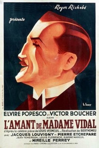 L'Amant de madame Vidal movie poster