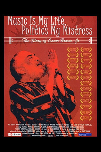 Music Is My Life, Politics My Mistress: The Story of Oscar Brown Jr. movie poster