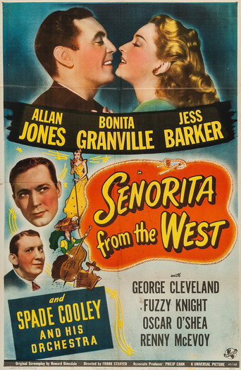 Senorita from the West movie poster