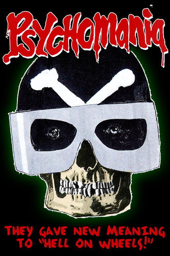 Psychomania movie poster