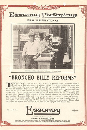 Broncho Billy Reforms movie poster