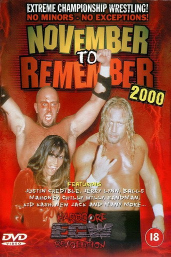 ECW November to Remember 2000 movie poster