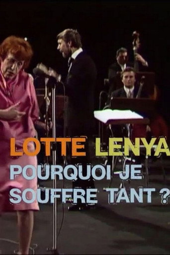 Lotte Lenya - Warum bin ich nicht froh? movie poster