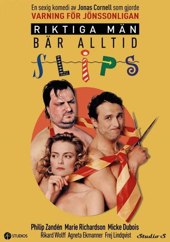 Riktiga män bär alltid slips movie poster