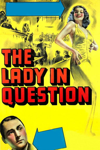The Lady in Question movie poster