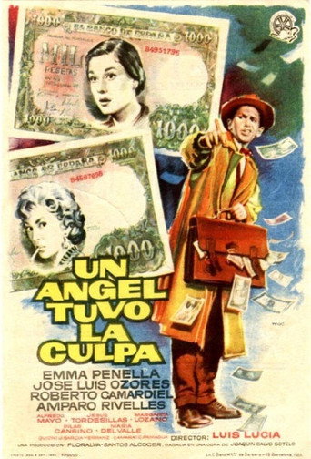 Un ángel tuvo la culpa movie poster