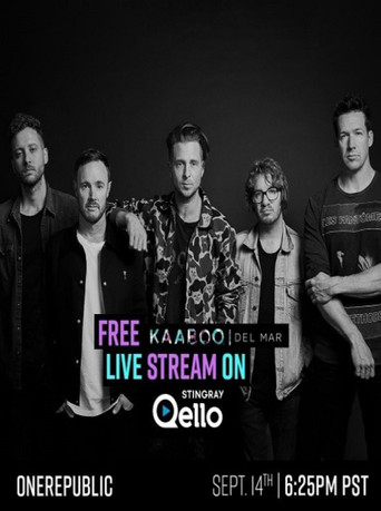 OneRepublic Live Kaaboo Del Mar Festival movie poster
