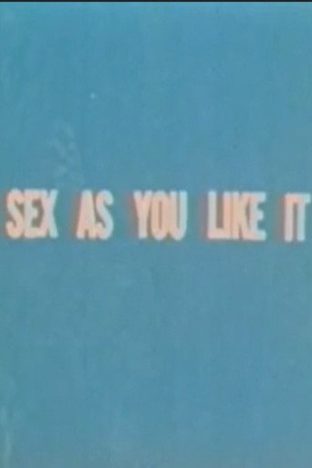 Sex as You Like It movie poster