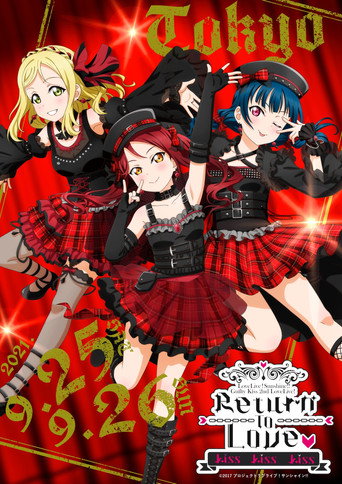 Love Live! Sunshine!! Guilty Kiss 2nd LoveLive! ~Return To Love ♡ Kiss Kiss Kiss~ movie poster