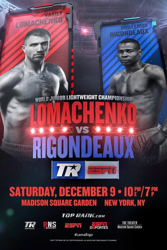 Vasyl Lomachenko vs. Guillermo Rigondeaux movie poster
